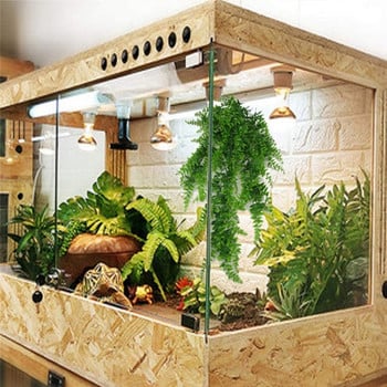 1-3 τεμ. Διακόσμηση Terrarium DIY Ενυδρείο Fish Tank Plant for Reptile Lizards Ψεύτικα κρεμαστά ρεαλιστικά τεχνητά αμπέλια για κατοικίδια