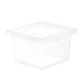 1 Pc Practical Clear Portable Durable Reptile Breeding Box Κουτί τροφοδοσίας κατοικίδιων για το Office Home Shop