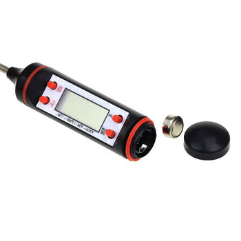 Цифров термометър за храна за готвене на месо ЗА Кухненска сонда Мляко Вода Течно масло Форум Цифров термометър без батерия