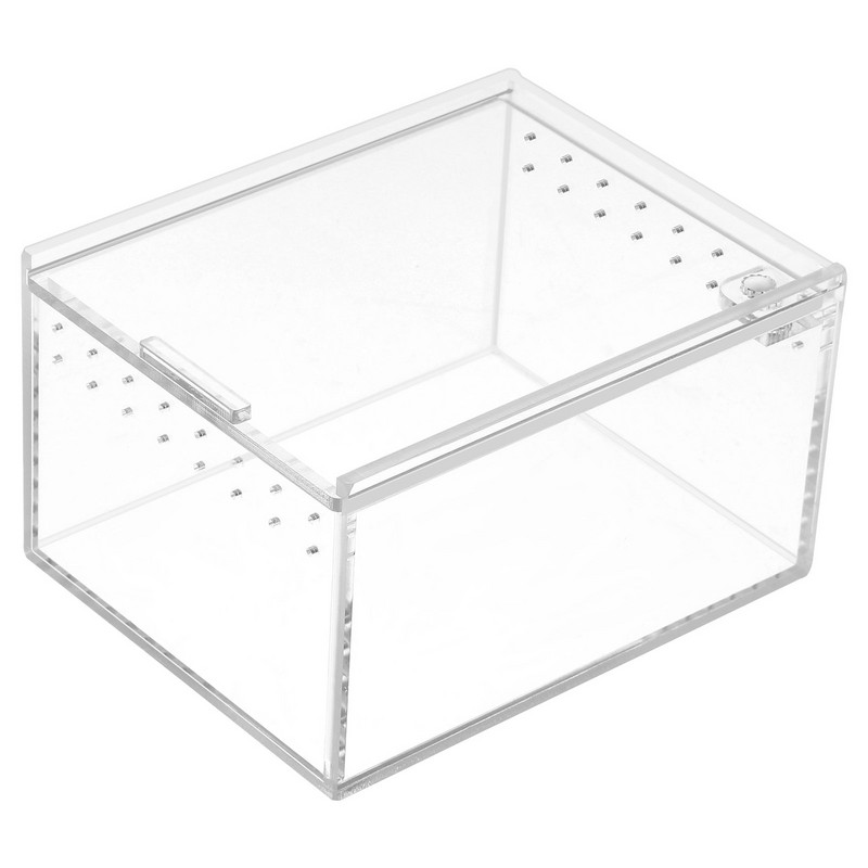 Reptile Box Breeding Tank Feeding Forterrarium Διάφανο περίβλημα θήκης κοντέινερ Κρίκετ Isolated Crab Tarantula Habitat