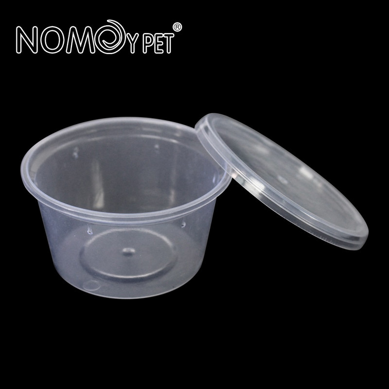 100 buc. Cutie rotundă de hrănire, cușcă transparentă pentru reptile, container pentru incubație pentru păianjen șopârlă broască greier țestoasă crab gustare