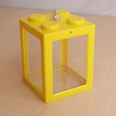 Rezervor de pește stivuibil multicolor pentru acvariu cutie decorativă de birou pentru rezervor de pește mic pentru broasca testoasă, reptile, creveți, crab, insecte