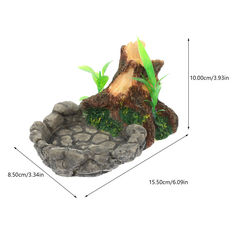 Zdjela za vodu za gmazove Posuda za hranjenje Kornjača Zmija Kućni ljubimac Gušter Puze Spremnik Spremnik Držač Pribor Dozator Hranilica