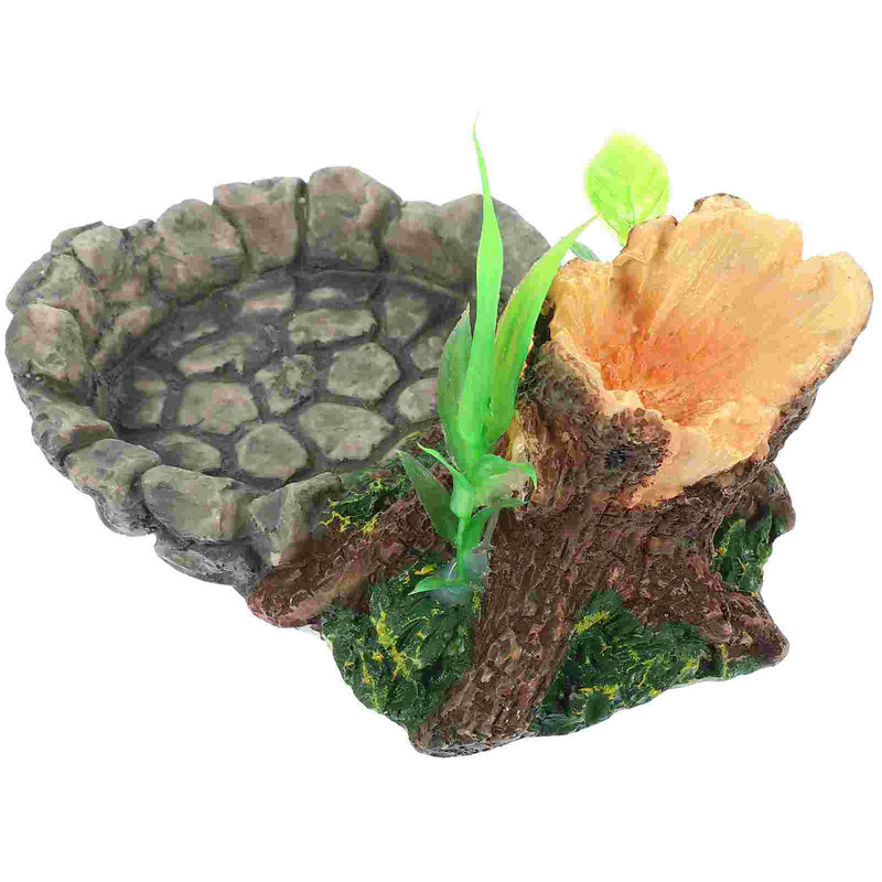 Zdjela za vodu za gmazove Posuda za hranjenje Kornjača Zmija Kućni ljubimac Gušter Puze Spremnik Spremnik Držač Pribor Dozator Hranilica