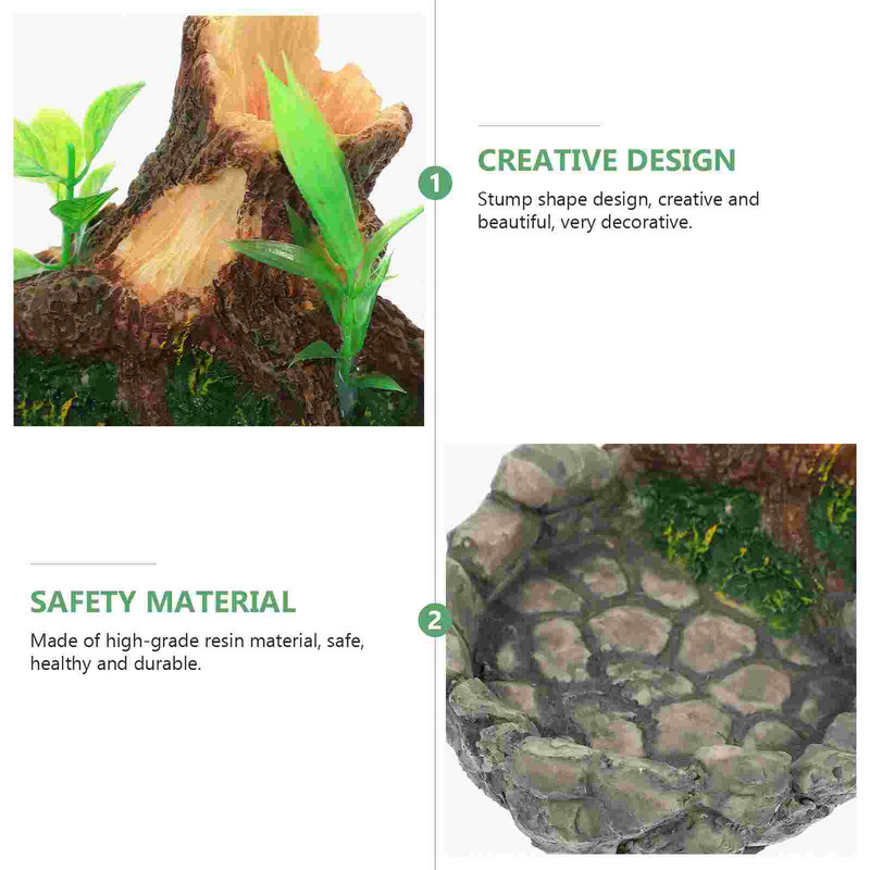 Zdjela za vodu za gmazove Posuda za hranjenje Kornjača Zmija Kućni ljubimac Gušter Puze Spremnik Spremnik Držač Pribor Dozator Hranilica