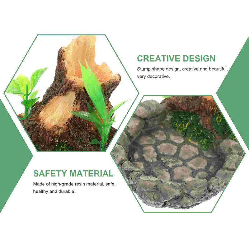 Zdjela za vodu za gmazove Posuda za hranjenje Kornjača Zmija Kućni ljubimac Gušter Puze Spremnik Spremnik Držač Pribor Dozator Hranilica