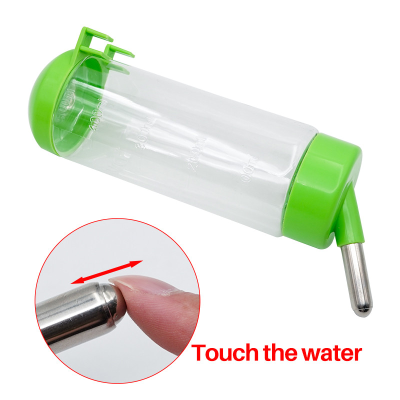 500 ml hamstri jootja jänese lemmiklooma veeautomaat rippuv pudeli jootja automaatne lemmiklooma jootja joogipea toru purskkaev