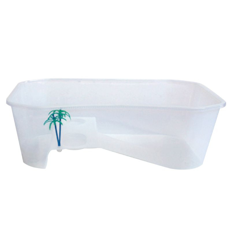 Kutija za vivarije reptila Kornjača kornjača s alatom za uzgoj hrane u spremniku za sunčanje