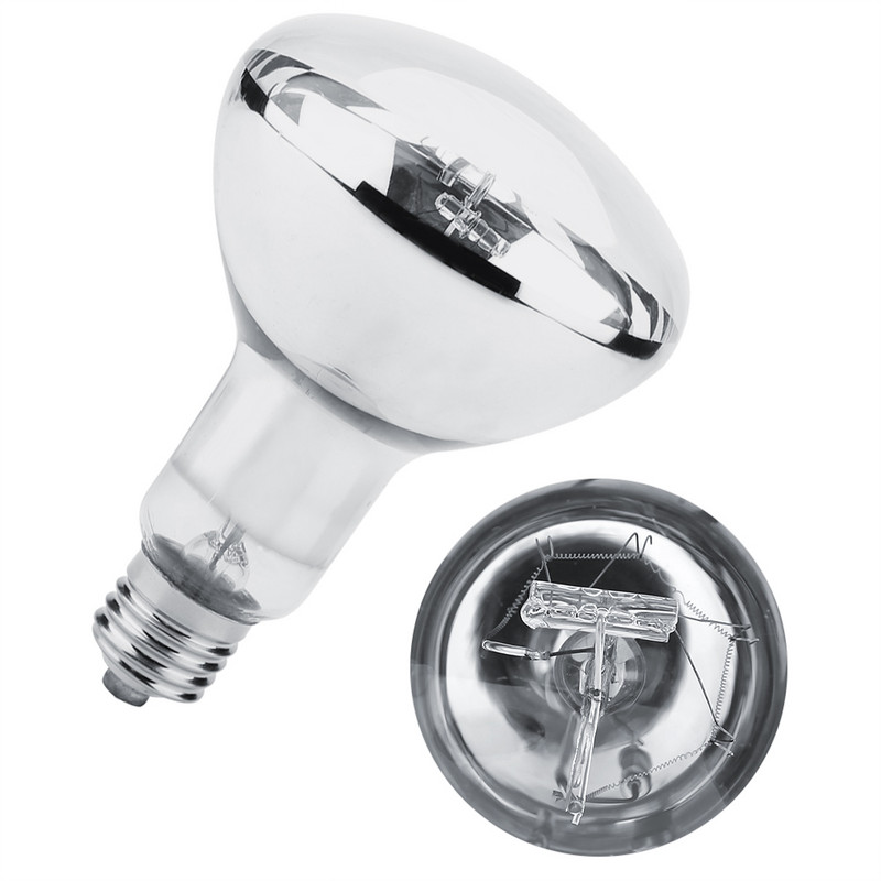 Bec de căldură pentru reptile, 80W/100W, UVA UVB, pentru șopârlă de terariu cu șarpe