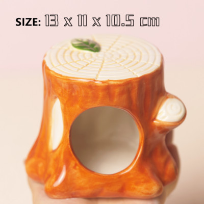 Πορσελάνινο κατοικίδιο ζώο Χάμστερ Σπίτι Μικρό κρεββάτι χάμστερ Φωλιά ποντικιού ινδικό χοιρίδιο Chinchilla