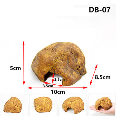 Reptila Soparla Sarpe Broasca Testoasa Ascunzatoare Pestera Ascunzătoare Casa Cameră Decor de terariu din rășină