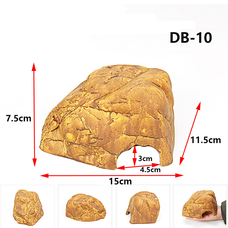 Reptila Soparla Sarpe Broasca Testoasa Ascunzatoare Pestera Ascunzătoare Casa Cameră Decor de terariu din rășină