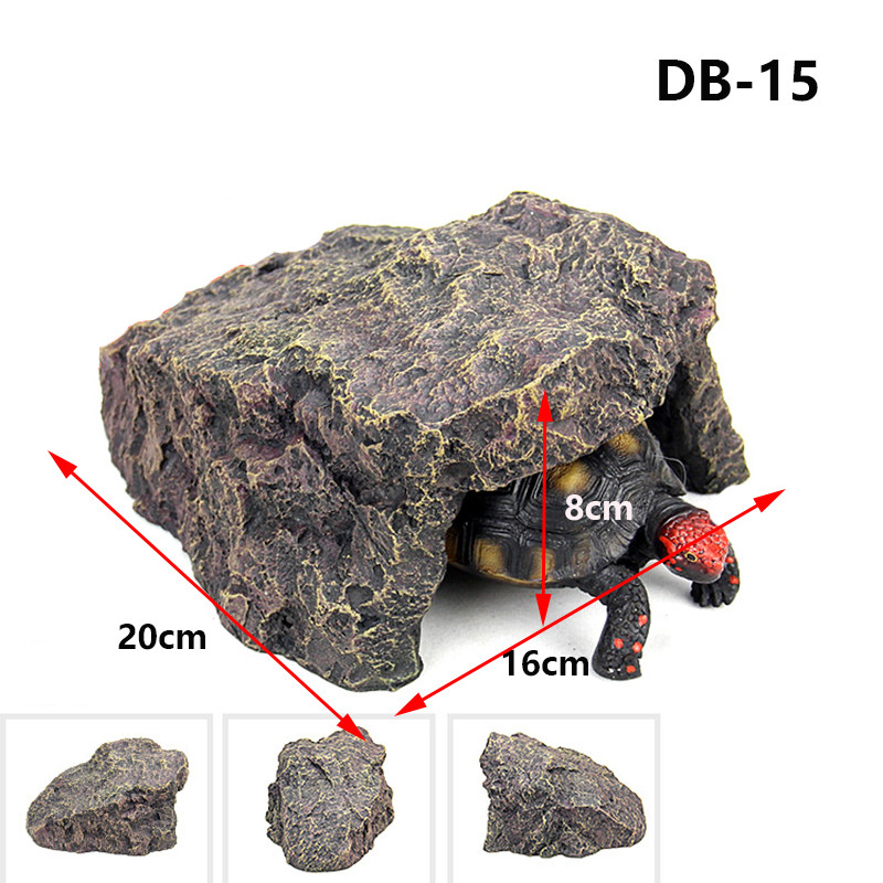 Reptila Soparla Sarpe Broasca Testoasa Ascunzatoare Pestera Ascunzătoare Casa Cameră Decor de terariu din rășină