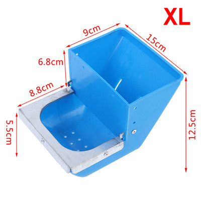 Plastikust väikeloomade söötja sõelapõhjaga kriimustusvastase metallist servaga söödakast küülikutele tuhkrutele traatpuuri söötmise toidutööriist