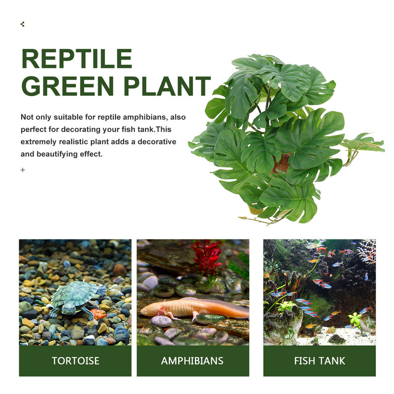 Augalai Roplių dekoras Terariumas Akvariumas Akvariumas Akvariumas Žalioji Vandens Dirbtinis Padirbtas Medis Povandeninė buveinė Priedai Ropliai