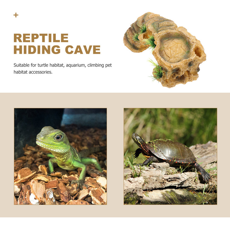 Platformă țestoasă Reptilă Broască țestoasă Acvariu Habitat Rampă Accesorii Dock Terasă Odihnă Peșteră Scară Rezervor Ascunzătoare Alpinism