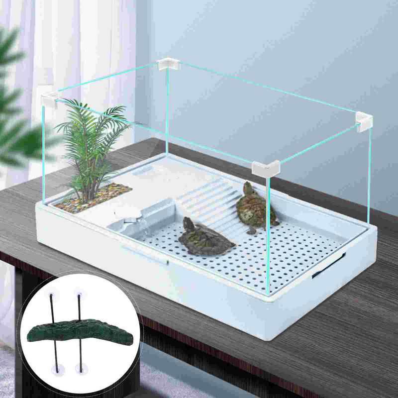 Platforma za kornjače Dock za spremnike Plutajući Dekor za akvarij Kornjača Rampa za sisaljku Riba Terasa Odjeća za odmor gmazova