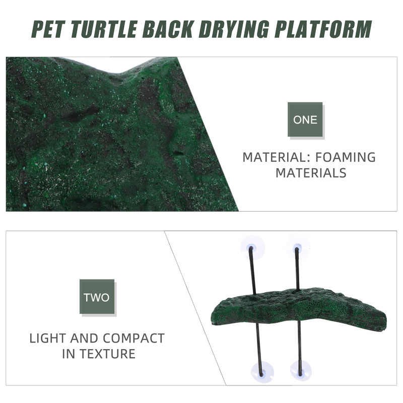 Platforma za kornjače Dock za spremnike Plutajući Dekor za akvarij Kornjača Rampa za sisaljku Riba Terasa Odjeća za odmor gmazova