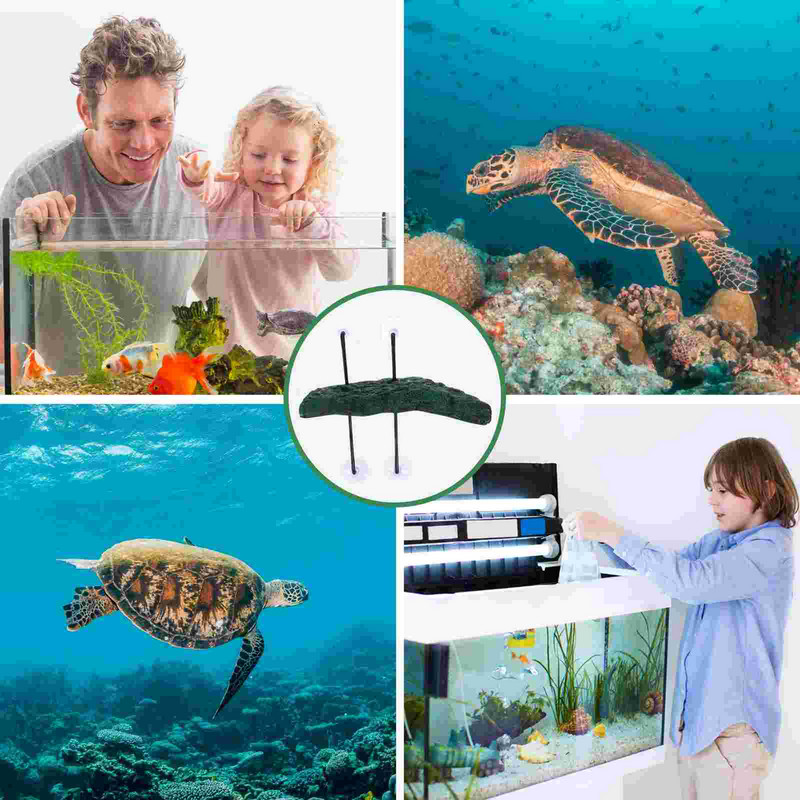 Platforma za kornjače Dock za spremnike Plutajući Dekor za akvarij Kornjača Rampa za sisaljku Riba Terasa Odjeća za odmor gmazova