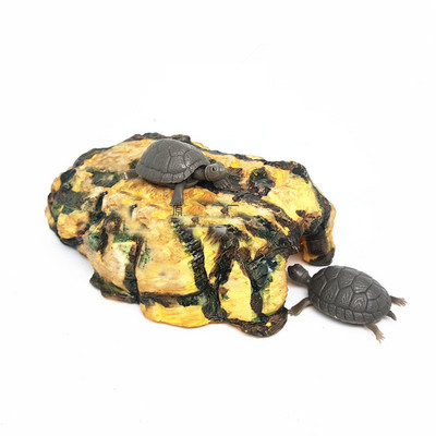 Fish Hiding Cave Resin Ενυδρείο Δεξαμενή ψαριών Τοπίο Χελώνα Ερπετό Basking Hide Διακοσμητικό Οικοτόπου