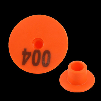 30 vnt. avių triušio ožkos kiaulės ausų įsagas su žodžiu ausis spausdinant lazeriu vario galvutės auskarai 6 spalvų ūkinio gyvūno identifikavimo kortelė