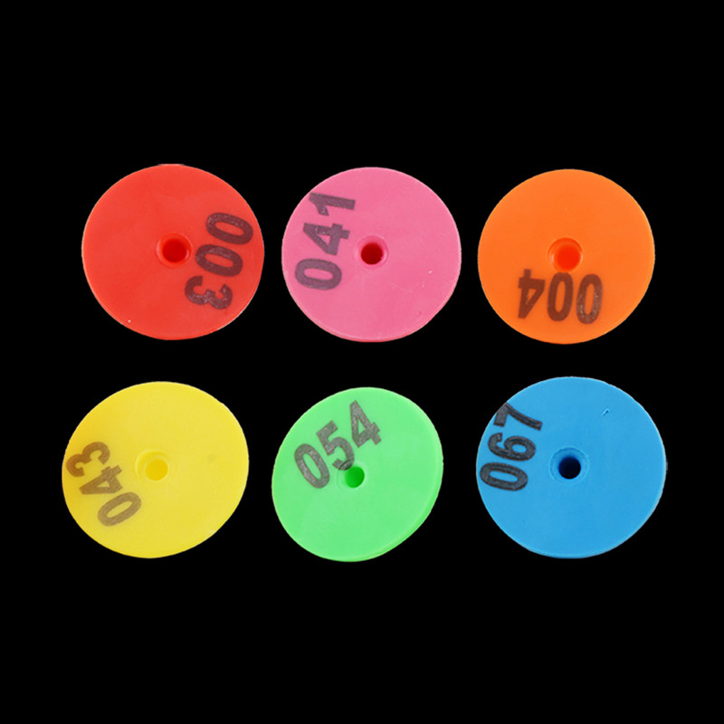 30 vnt. avių triušio ožkos kiaulės ausų įsagas su žodžiu ausis spausdinant lazeriu vario galvutės auskarai 6 spalvų ūkinio gyvūno identifikavimo kortelė