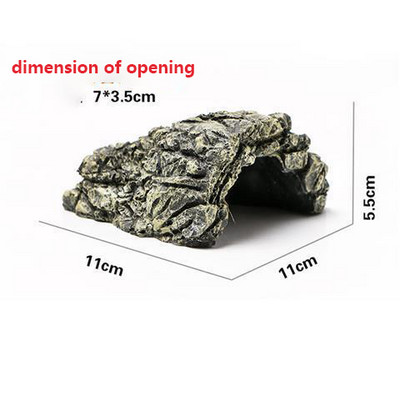 Acvariu Rezervor De Pești Țestoasă De Piatră Acvariu Reptile Platformă Terasă Decor Acvariu Pentru Decorarea Peșterilor De Pește