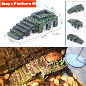 Reptile Shale Step Ledge pentru acvarii Terarii Adaugă locuri de ascunzătoare Ledge basking pentru broaște țestoase Reptile Amfibieni Animal mic