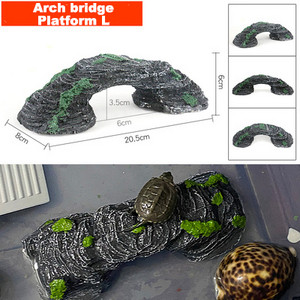 Reptile Shale Step Ledge pentru acvarii Terarii Adaugă locuri de ascunzătoare Ledge basking pentru broaște țestoase Reptile Amfibieni Animal mic