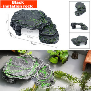 Reptile Shale Step Ledge pentru acvarii Terarii Adaugă locuri de ascunzătoare Ledge basking pentru broaște țestoase Reptile Amfibieni Animal mic