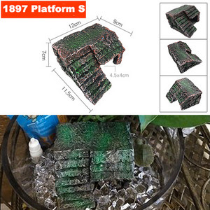 Reptile Shale Step Ledge pentru acvarii Terarii Adaugă locuri de ascunzătoare Ledge basking pentru broaște țestoase Reptile Amfibieni Animal mic