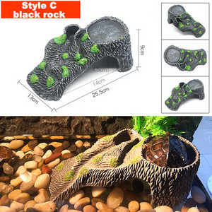 Reptile Shale Step Ledge pentru acvarii Terarii Adaugă locuri de ascunzătoare Ledge basking pentru broaște țestoase Reptile Amfibieni Animal mic