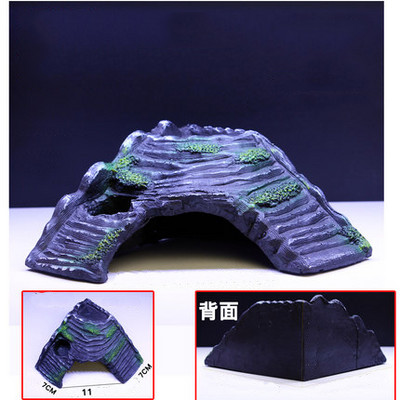 Reptile Shale Step Ledge pentru acvarii Terarii Adaugă locuri de ascunzătoare Ledge basking pentru broaște țestoase Reptile Amfibieni Animal mic