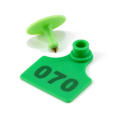 Loomakasvatustarbed Sigade kõrvamärgid Põllumajandusloomade kõrvamärgid Plastikust TPU identifitseerimissilt lehmadele, kitsedele, lammastele 100 tk