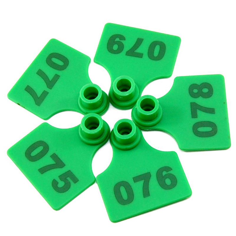 Loomakasvatustarbed Sigade kõrvamärgid Põllumajandusloomade kõrvamärgid Plastikust TPU identifitseerimissilt lehmadele, kitsedele, lammastele 100 tk