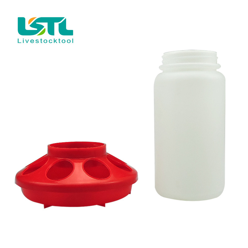 1 l kodulindude kana lindude söötja purskkaevu ämber tibu tuvi söötmise ämber Farmi linnulindude vastupidav söötja jootja