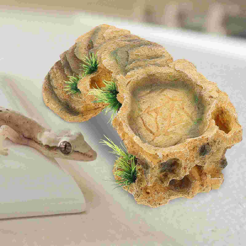 Terariu broasca testoasa pestera reptile cutie platforma ornament broasca testoasa ascuns adapost decor acvariu