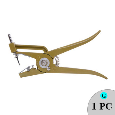 Kliješta za ušne markice Kontrolni uređaj za ugradnju domaćih životinja Metalne štipaljke za ušne trnove Svinja Krava Ovca Alat za prepoznavanje zečeva Hranjenje
