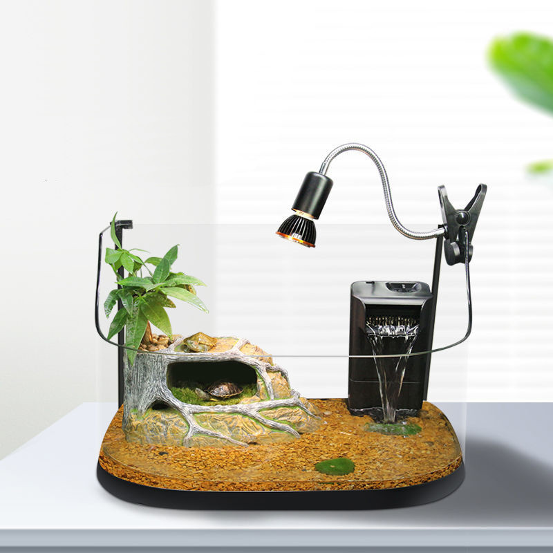 Reptile Lizard Snake Hideout Cave Hiding House Room Resin Cage Decor