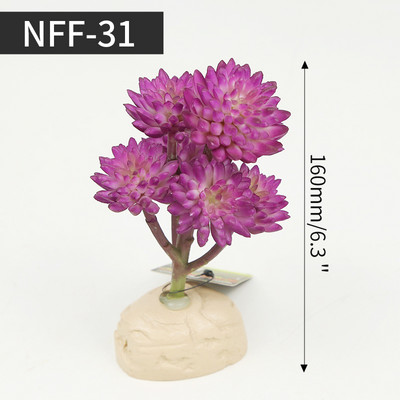 Planta de simulare decorativă Plante de deșert Ornament pentru cutie de reptile Ornament peisaj Acvariu