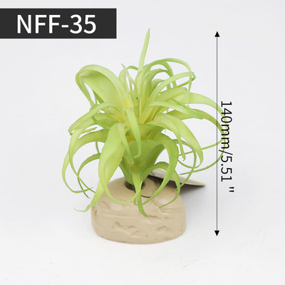 Planta de simulare decorativă Plante de deșert Ornament pentru cutie de reptile Ornament peisaj Acvariu