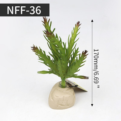 Planta de simulare decorativă Plante de deșert Ornament pentru cutie de reptile Ornament peisaj Acvariu