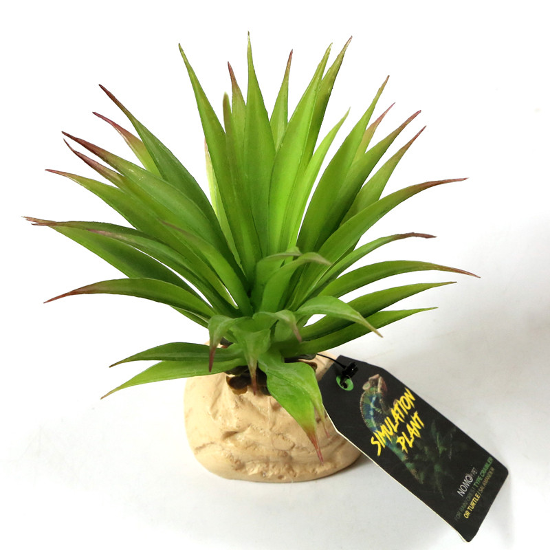 Planta de simulare decorativă Plante de deșert Ornament pentru cutie de reptile Ornament peisaj Acvariu