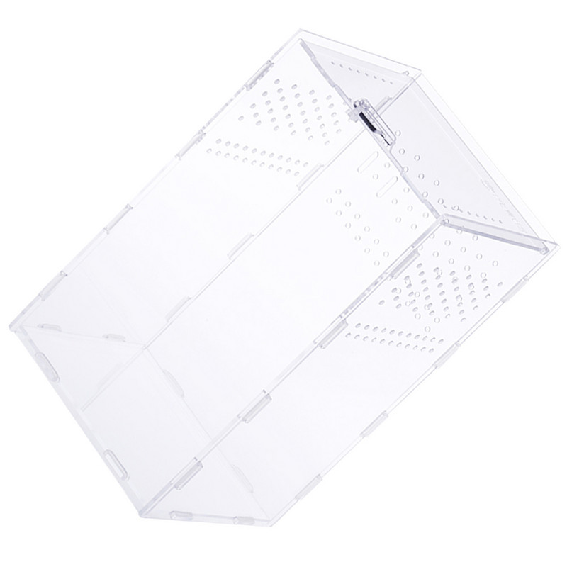 Reptile Boxes Clearpet Breeder Θήκες Εμπορευματοκιβώτια Breeders Lizard Habitaticubators Διαφανής Διατήρηση Spider Storage Holders