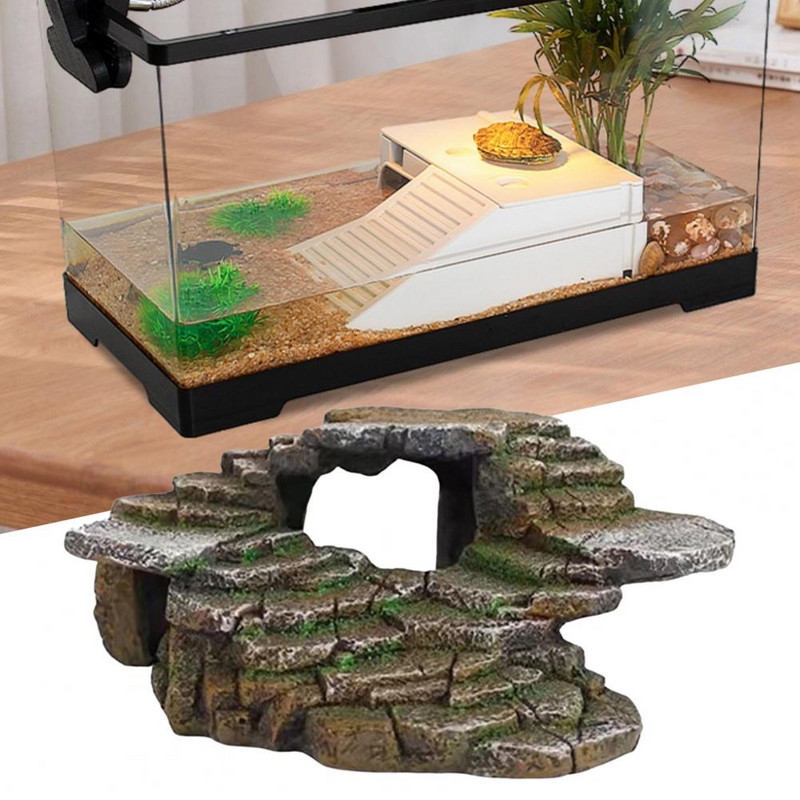 1 buc Accesoriu pentru broasca testoasă cu platformă pentru rezervor de pește pentru terasă pentru reptile de uz casnic