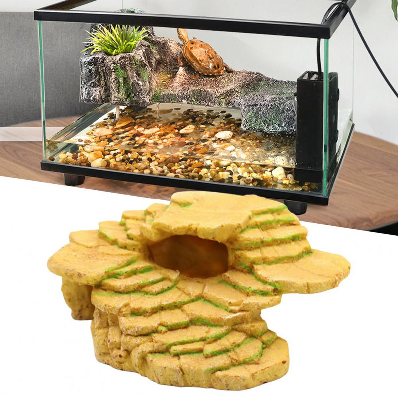 1 buc Accesoriu pentru broasca testoasă cu platformă pentru rezervor de pește pentru terasă pentru reptile de uz casnic