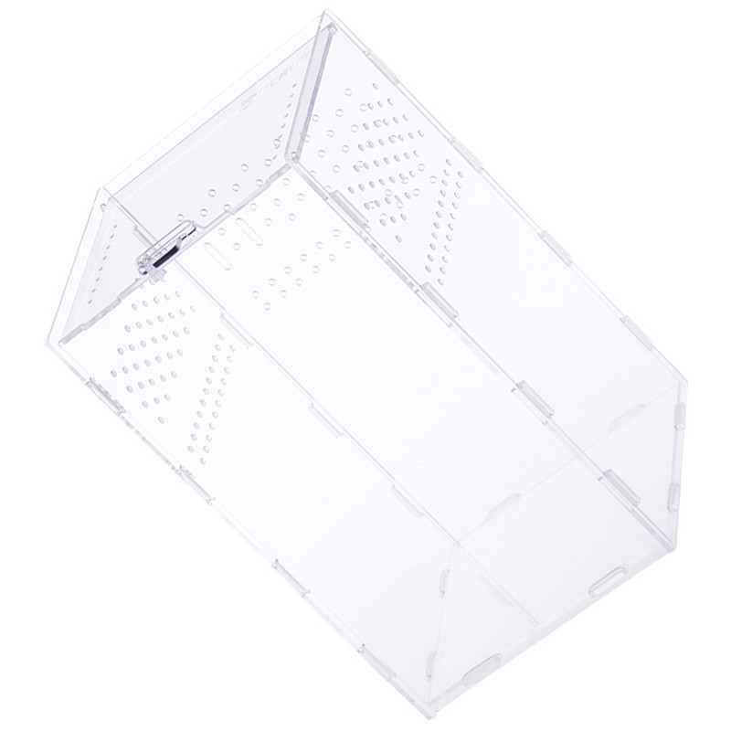 Reptile Boxes Clearpet Breeder Θήκες Εμπορευματοκιβώτια Breeders Lizard Habitaticubators Διαφανής Διατήρηση Spider Storage Holders