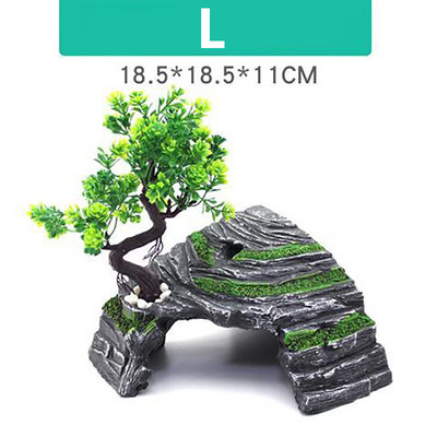 Reptile Lizard Snake Turtle Hideout Cave Hiding House Room Resin Terrarium Decor