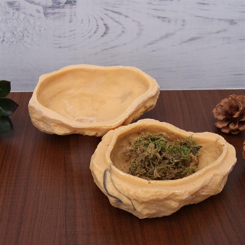 Powerlong Crawler Hiding Cave Tropical Rainforest Desert Reptiles House Resin Rockery Fish Tank Landscape Aquarium Decoration