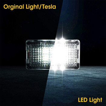 Για Tesla Model 3 YSX Εξαιρετικά φωτεινό εσωτερικό κιτ λαμπτήρων φωτισμού LED Αξεσουάρ Εφαρμογή πορτμπαγκάζ, κουκούλα, λακκούβα πόρτας, φώτα ποδιού